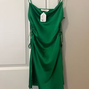 NWT!! Beautiful Green mini dress size medium